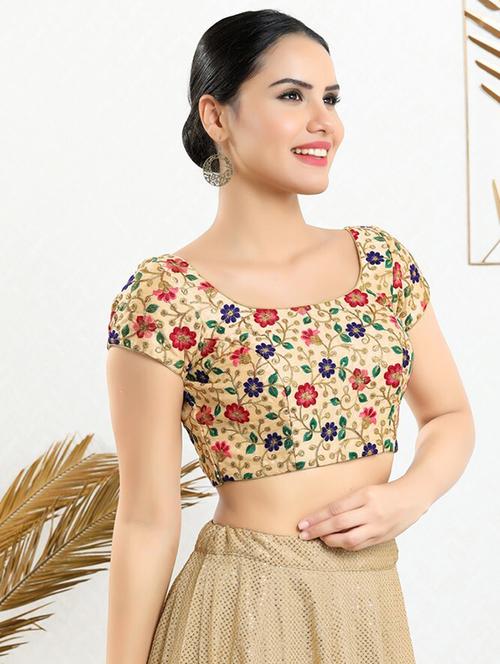 round neck printed regular blouse - 20110491 - Very Small Image - 1