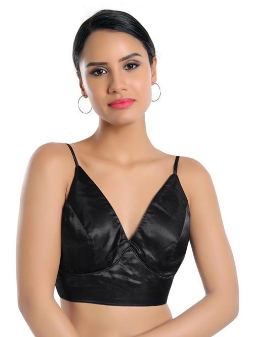 v neck plain regular blouse - 20110574 - Very Small Image - 1