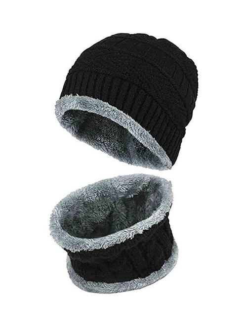 unisex beanie cap with neck warmer - 20113580 - Very Small Image - 1