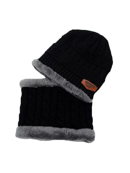 unisex beanie cap with neck warmer - 20113598 - Very Small Image - 1