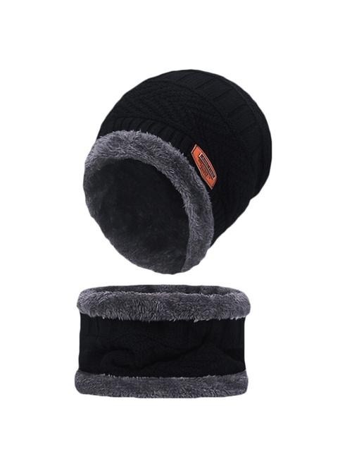 unisex beanie cap with neck warmer - 20113636 - Very Small Image - 1