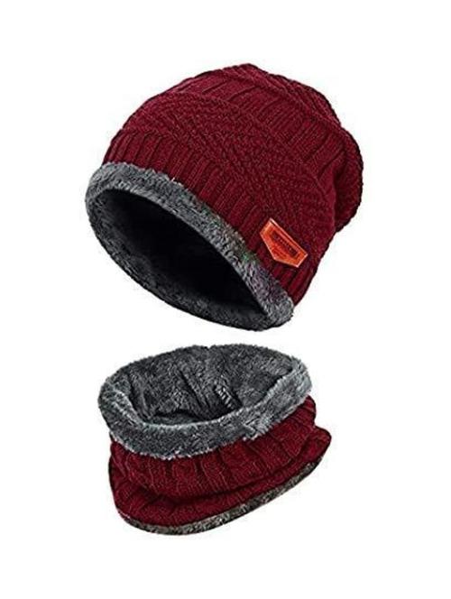 unisex beanie cap with neck warmer - 20113649 - Very Small Image - 1
