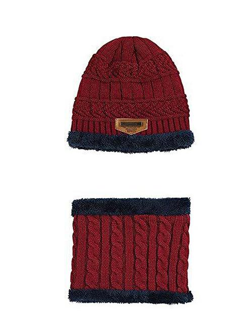 unisex beanie cap with neck warmer - 20113673 - Very Small Image - 1