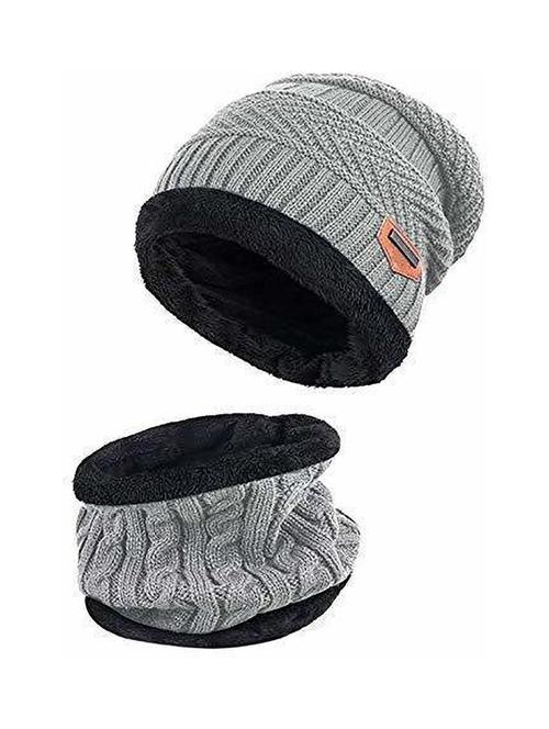unisex beanie cap with neck warmer - 20113733 - Very Small Image - 1