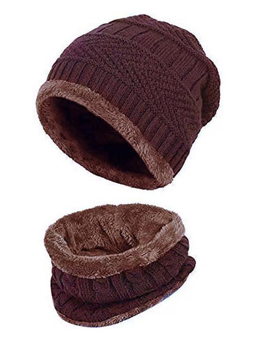 unisex beanie cap with neck warmer - 20113803 - Very Small Image - 1