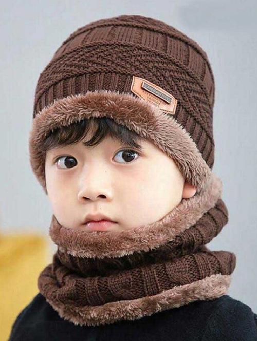 unisex beanie cap with neck warmer - 20113822 - Very Small Image - 1