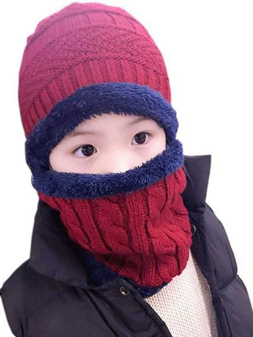 unisex beanie cap with neck warmer - 20113837 - Very Small Image - 1