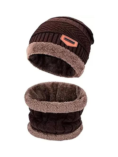 unisex beanie cap with neck warmer - 20113873 - Very Small Image - 1