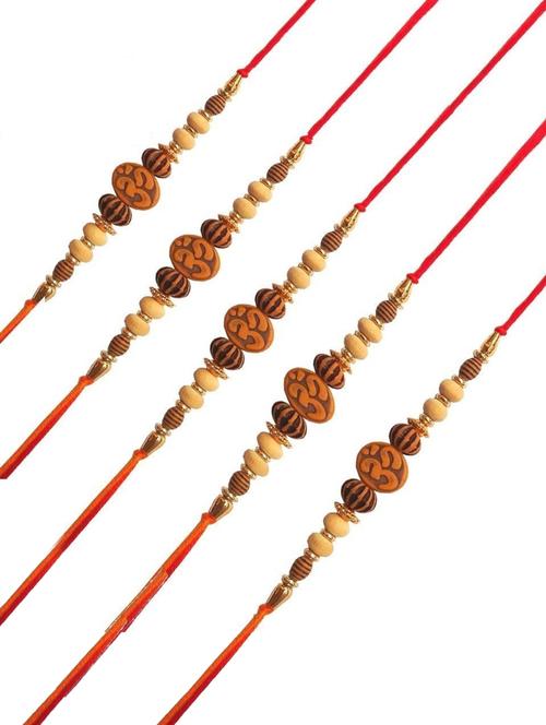 multi colored cotton thread rakhi combo - 20114329 - Very Small Image - 1