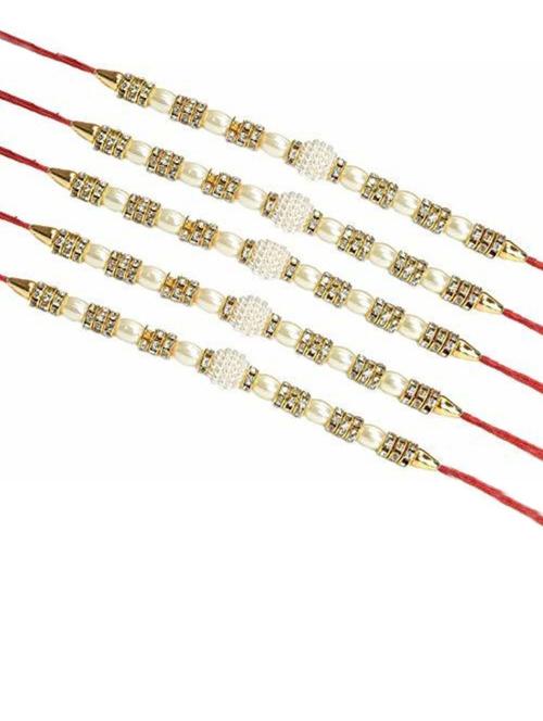 multi colored cotton thread rakhi combo - 20114431 - Very Small Image - 1