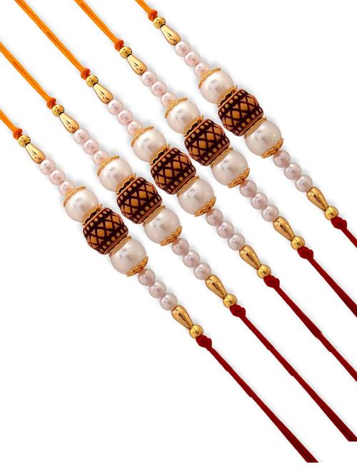 multi colored cotton thread rakhi combo - 20114539 - Very Small Image - 1