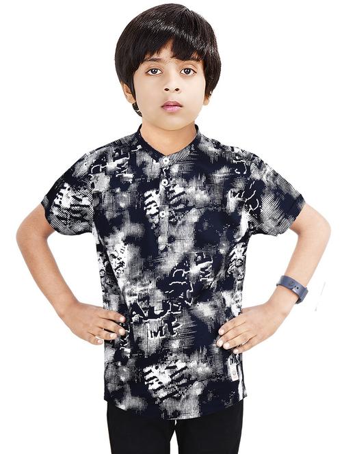 boys printed top and bottom full length set - 20115767 - Very Small Image - 1