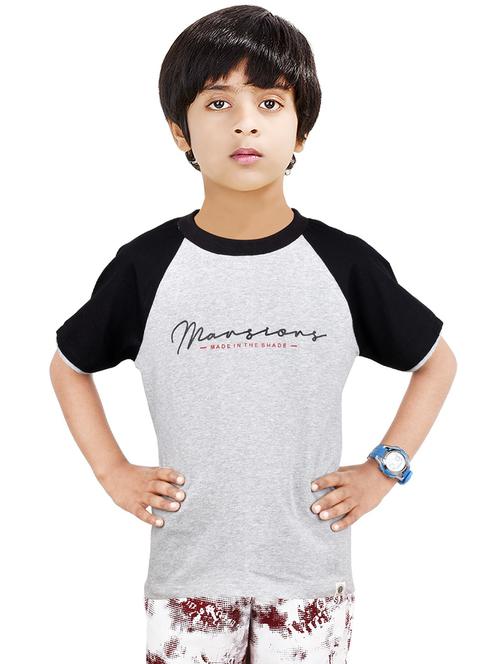 boys printed cotton shorts twin set - 20115831 - Very Small Image - 1