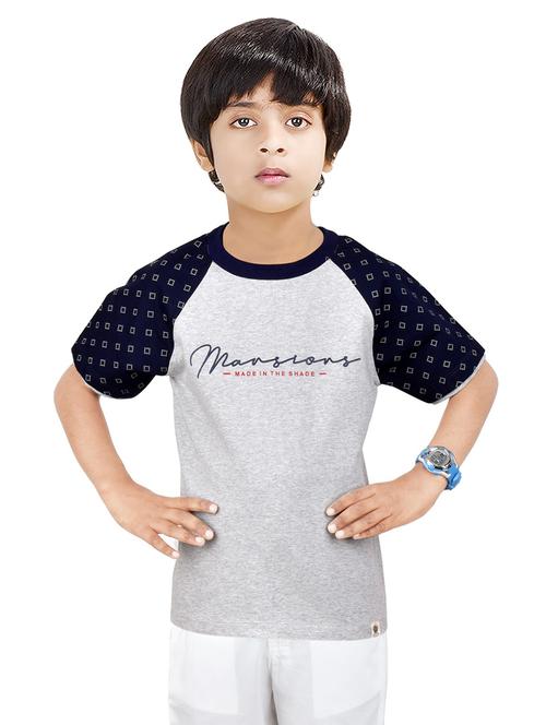 boys printed cotton shorts twin set - 20115832 - Very Small Image - 1