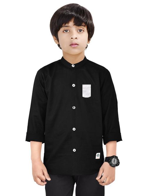 boys solid top and bottom full length set - 20115849 - Very Small Image - 1