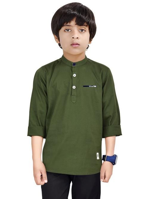 boys solid top and bottom full length set - 20115877 - Very Small Image - 1