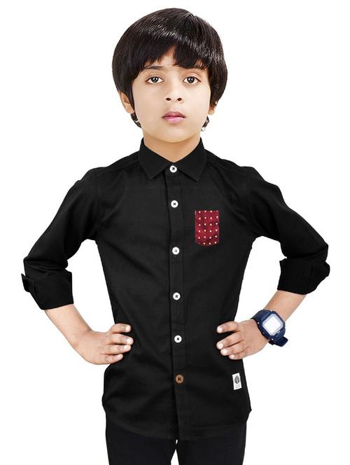 boys solid top and bottom full length set - 20116021 - Very Small Image - 1