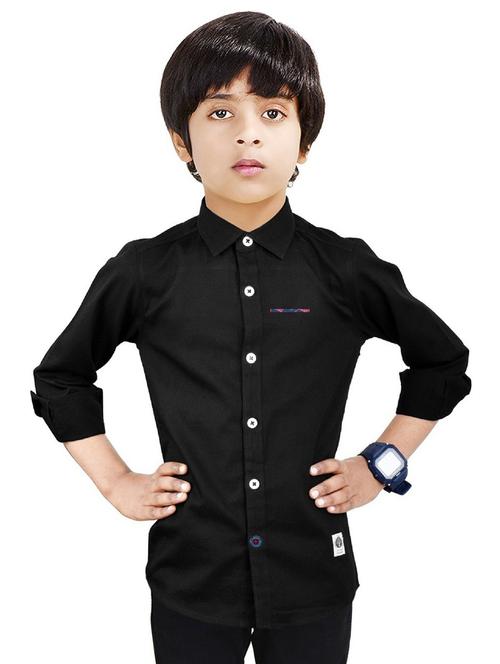boys cotton top and bottom full length set - 20116055 - Very Small Image - 1