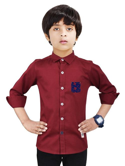 boys cotton top and bottom full length set - 20116082 - Very Small Image - 1