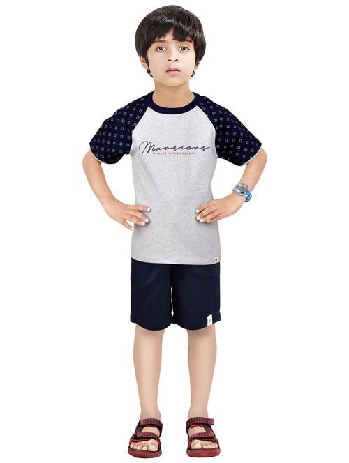grey printed shorts twin sets - 20116233 - Very Small Image - 1