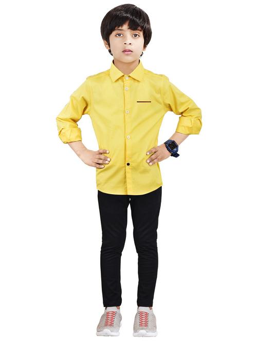 yellow solid full length twin sets - 20116296 - Very Small Image - 1