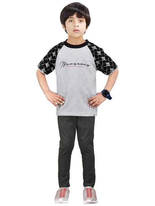 boys printed top and bottom full length set - 20116848 - Very Small Image - 1