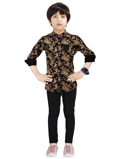boys printed top and bottom full length set - 20116897 - Very Small Image - 1