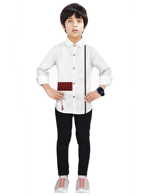 boys printed top and bottom full length set - 20116983 - Very Small Image - 1
