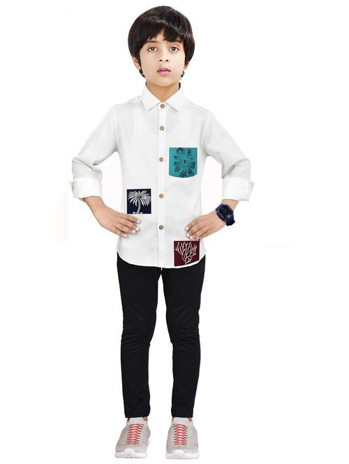 boys printed top and bottom full length set - 20116984 - Very Small Image - 1