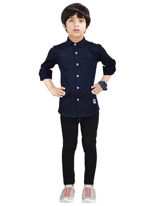 blue solid full length twin sets - 20117002 - Very Small Image - 1