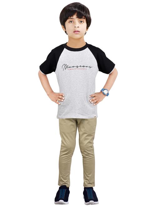 boys printed top and bottom full length set - 20117050 - Very Small Image - 1