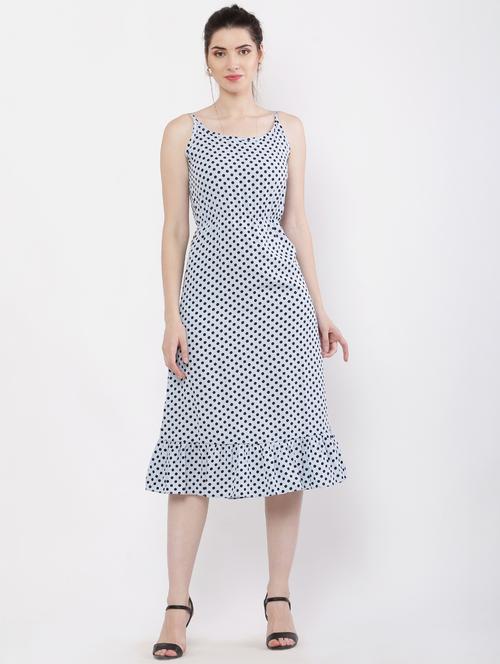women's tiered dress printed dress - 20117709 - Very Small Image - 1