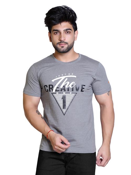 round neck printed regular t-shirt - 20117761 - Very Small Image - 1