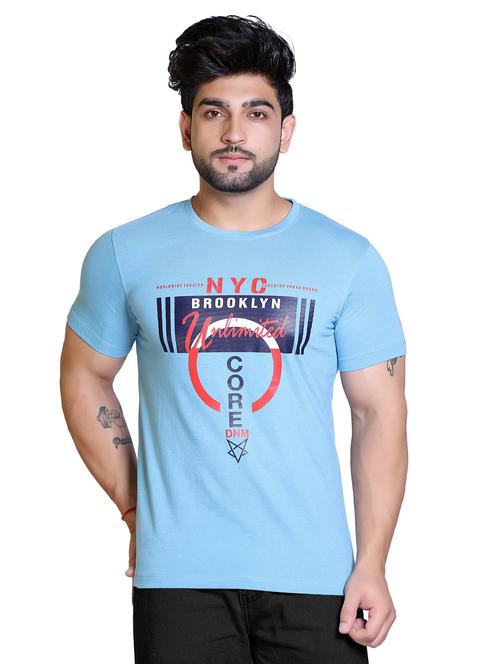 round neck printed regular t-shirt - 20117772 - Very Small Image - 1