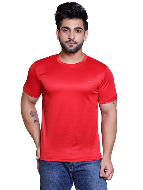 round neck solids regular t-shirt - 20117863 - Very Small Image - 1