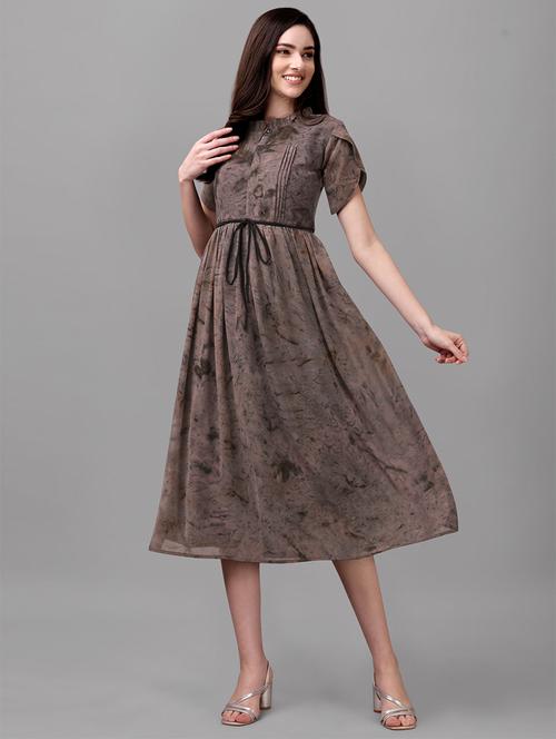 women's printed dress - 20118902 - Very Small Image - 1