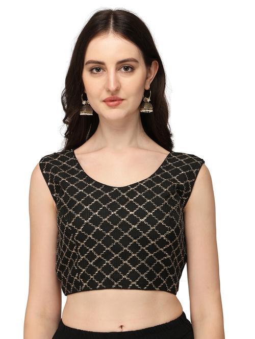 black embroidered blouse - 20119024 - Very Small Image - 1