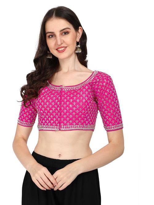 pink embroidered blouse - 20119069 - Very Small Image - 1