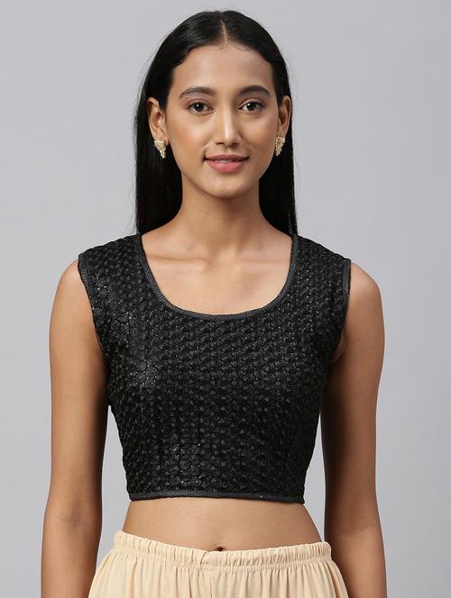 black sequin blouse - 20119096 - Very Small Image - 1