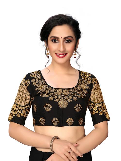 embroidered stitched regular blouse - 20119478 - Very Small Image - 1
