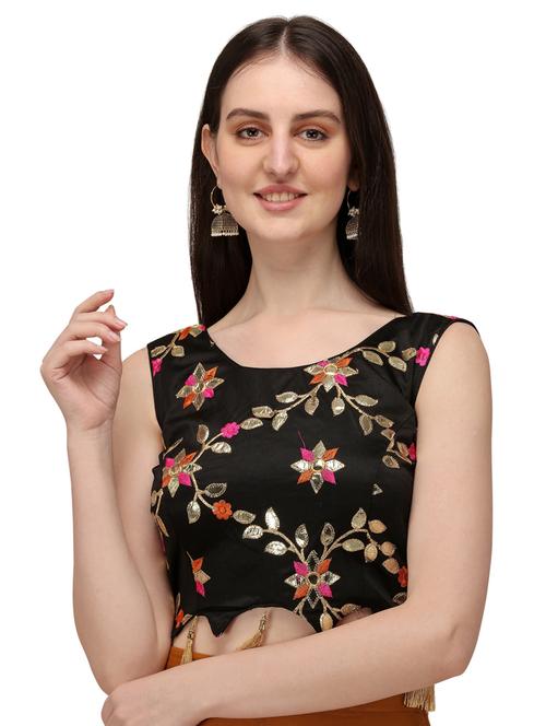 embroidered stitched regular blouse - 20119531 - Very Small Image - 1
