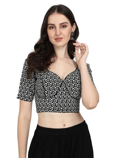 thread work stitched regular blouse - 20119541 - Very Small Image - 1