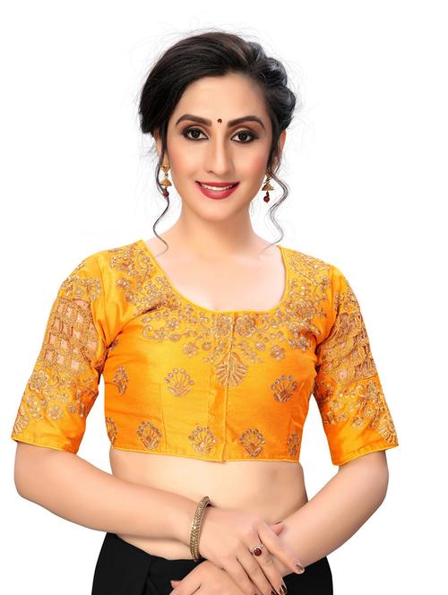 embroidered stitched blouse - 20119662 - Very Small Image - 1
