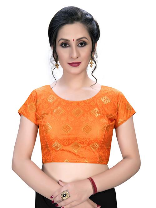 round neck printed regular blouse - 20119811 - Very Small Image - 1