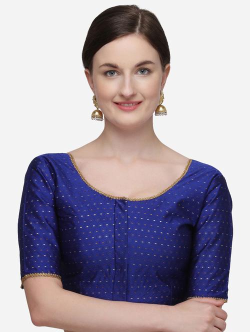 rou nd neck printed regular blouse - 20119813 - Very Small Image - 1