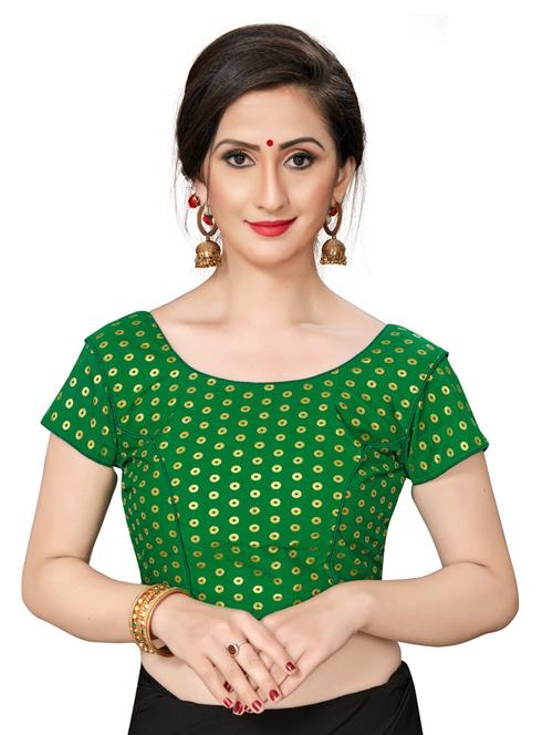 round neck printed regular blouse - 20119878 - Very Small Image - 1