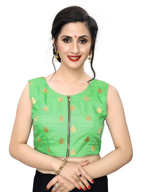 round neck printed regular blouse - 20119884 - Very Small Image - 1