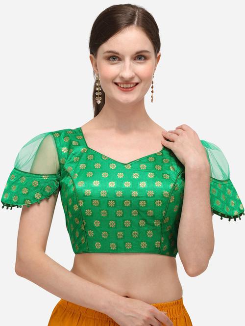 sweetheart neck printed regular blouse - 20119911 - Very Small Image - 1