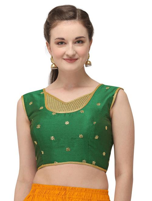 v-neck self design regular blouse - 20119928 - Very Small Image - 1
