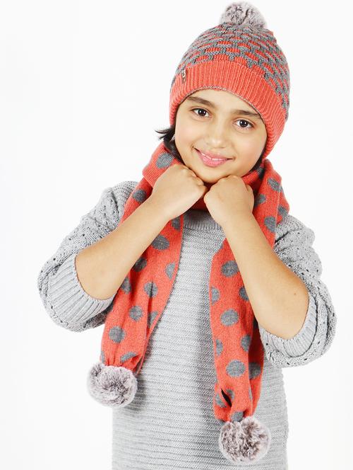 orange wool cap - 20122039 - Very Small Image - 1